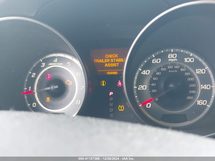 2011 ACURA MDX VIN: 2HNYD2H64BH543971