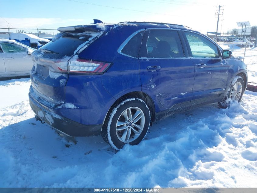 VIN 2FMTK3J91FBB30314 2015 Ford Edge, Sel no.4