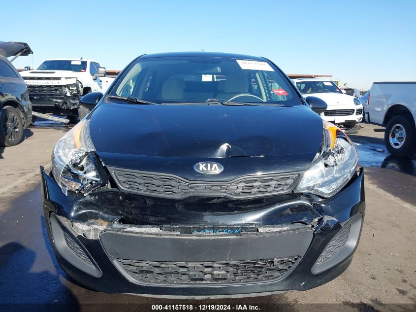 2013 Kia Rio Lx VIN: KNADM5A36D6235546 Lot: 41157518