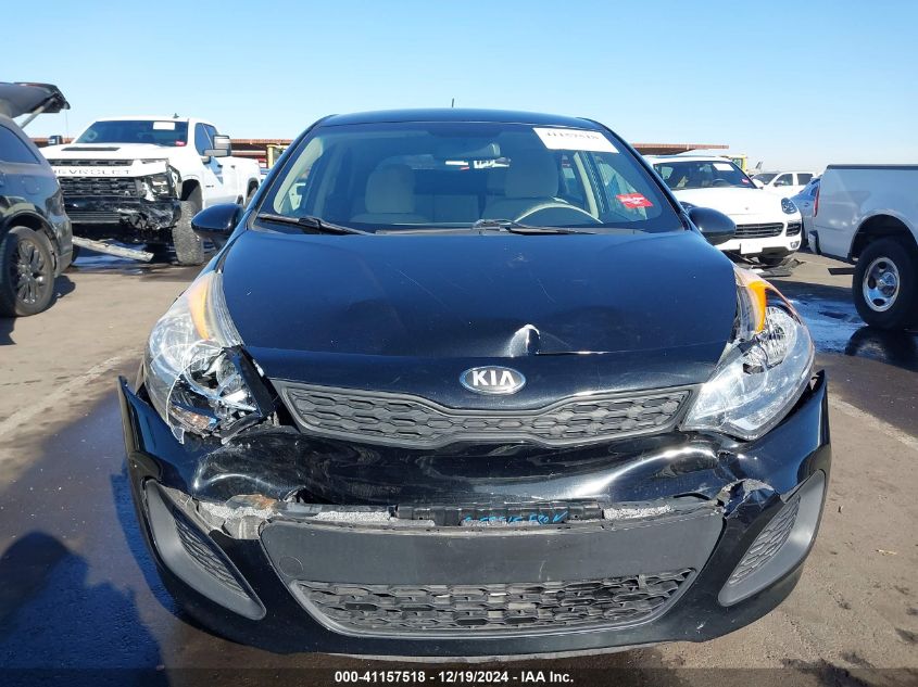 2013 Kia Rio Lx VIN: KNADM5A36D6235546 Lot: 41157518