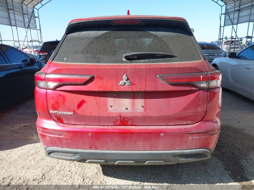 2022 Mitsubishi Outlander Es 2.5 2Wd VIN: JA4J3TA86NZ048018 Lot: 41157628