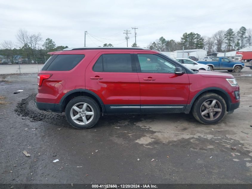 2017 Ford Explorer Xlt VIN: 1FM5K8D80HGB77080 Lot: 41157650