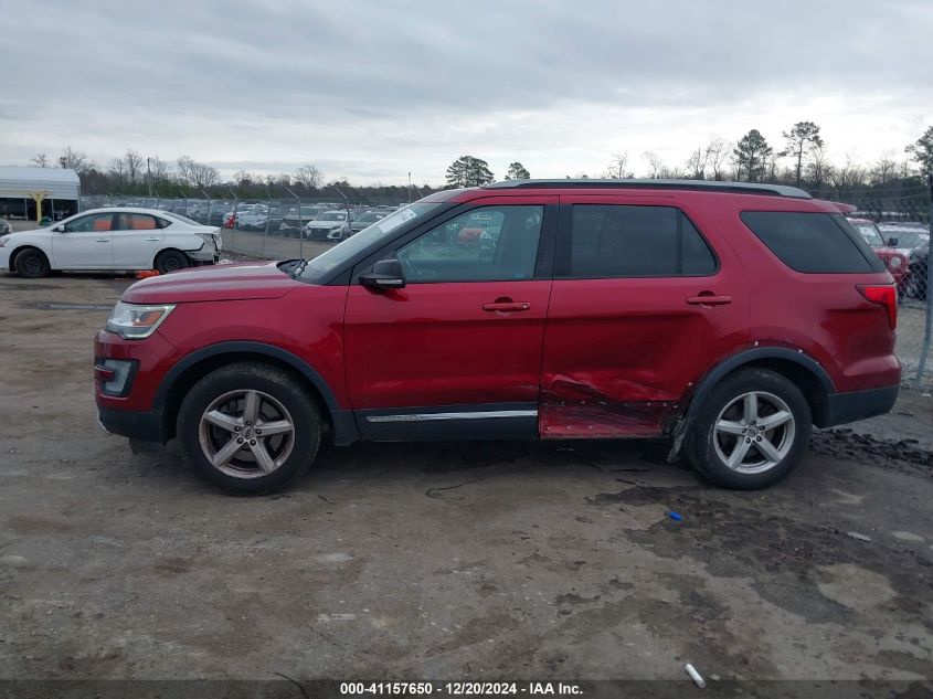 2017 Ford Explorer Xlt VIN: 1FM5K8D80HGB77080 Lot: 41157650