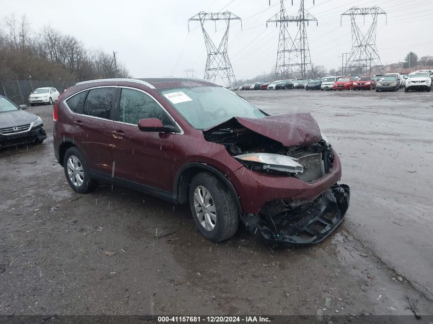 VIN 5J6RM4H74DL046899 2013 Honda CR-V, Ex-L no.1