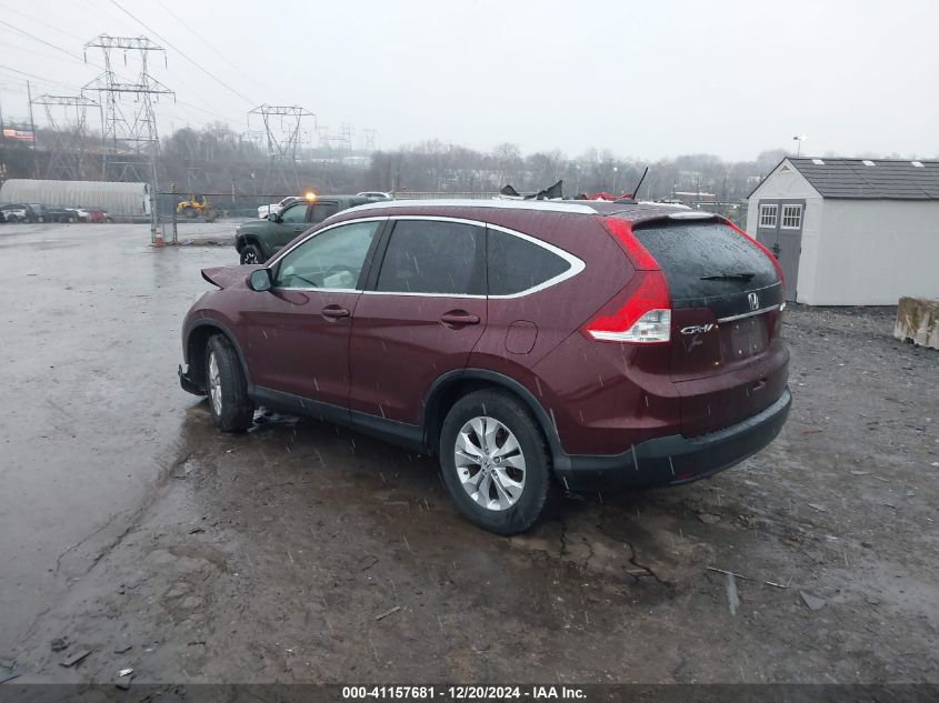 VIN 5J6RM4H74DL046899 2013 Honda CR-V, Ex-L no.3