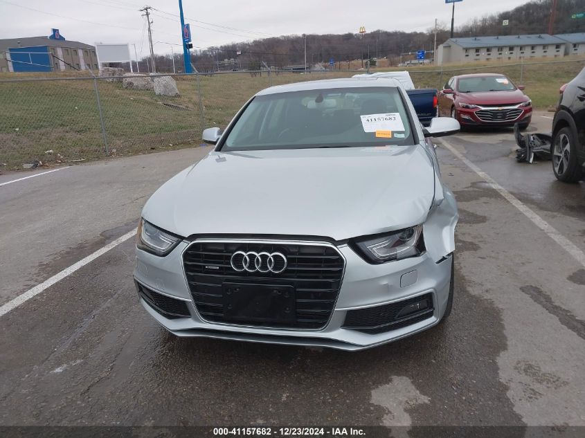 2014 AUDI A4 2.0T PREMIUM - WAUFFAFL8EA046271