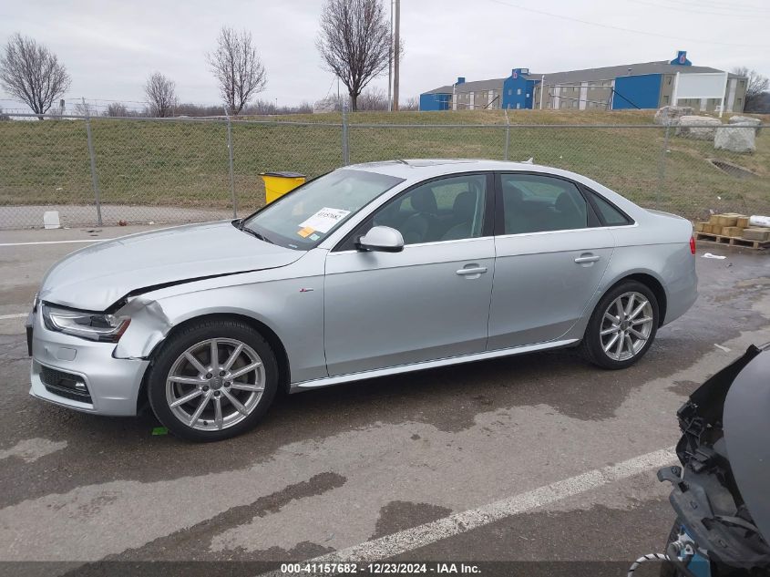 2014 AUDI A4 2.0T PREMIUM - WAUFFAFL8EA046271