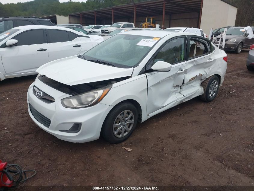 VIN KMHCT4AE3DU311728 2013 Hyundai Accent, Gls no.2