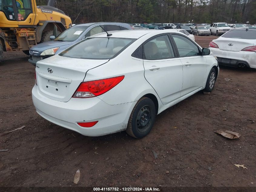 VIN KMHCT4AE3DU311728 2013 Hyundai Accent, Gls no.4