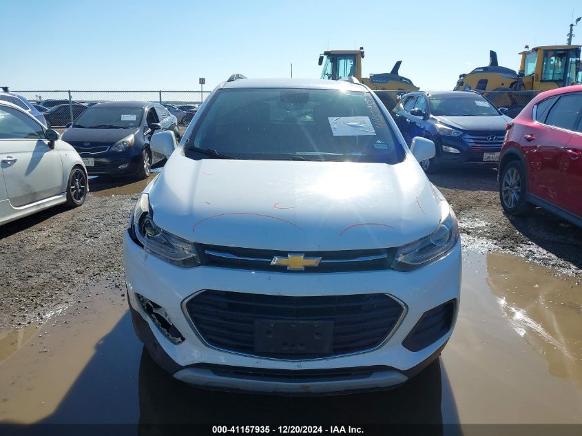 2018 Chevrolet Trax Lt VIN: 3GNCJLSB9JL180536 Lot: 41157935