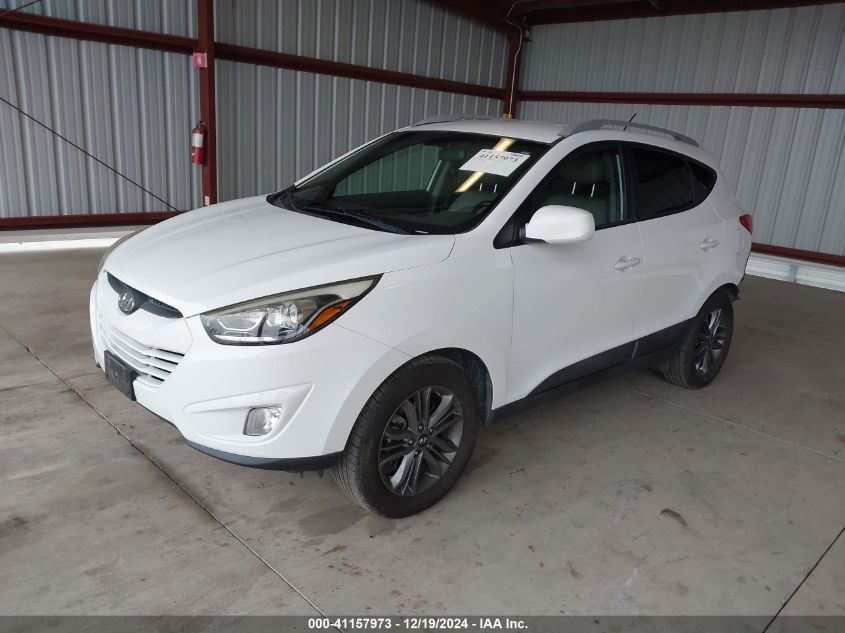 VIN KM8JU3AG9FU116946 2015 Hyundai Tucson, SE no.2