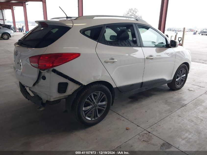 VIN KM8JU3AG9FU116946 2015 Hyundai Tucson, SE no.4