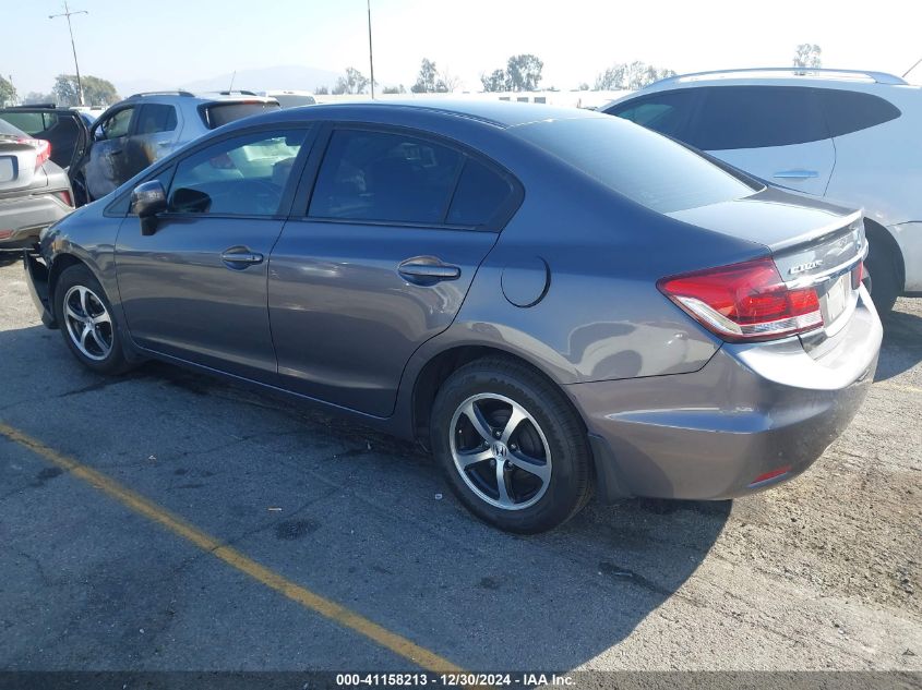 VIN 19XFB2F79FE243519 2015 Honda Civic, SE no.3