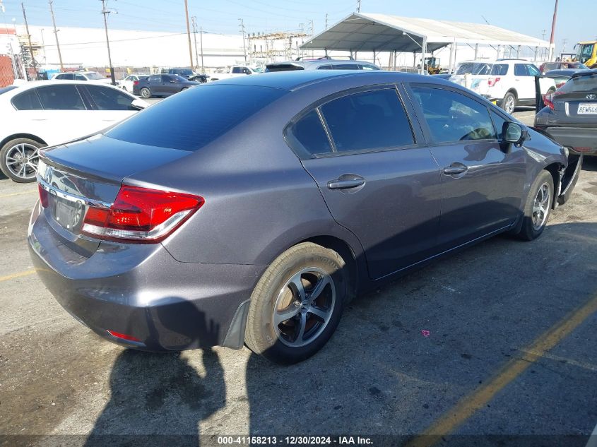 VIN 19XFB2F79FE243519 2015 Honda Civic, SE no.4