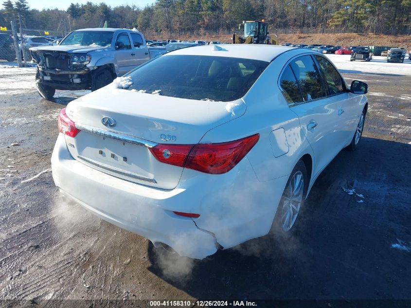 VIN JN1BV7AR4FM421174 2015 Infiniti Q50, Premium no.4