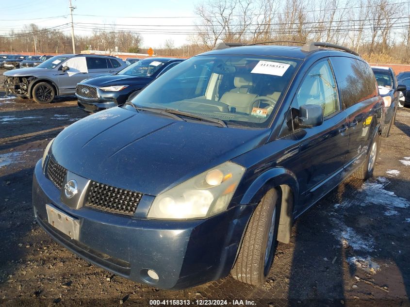 2004 Nissan Quest 3.5 Sl VIN: 5N1BV28UX4N369157 Lot: 41158313