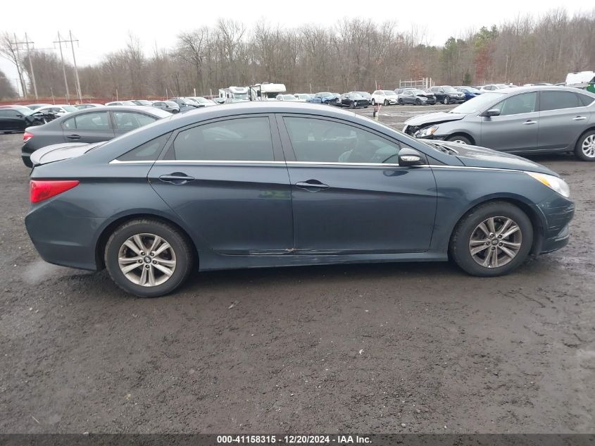 2014 Hyundai Sonata Gls VIN: 5NPEB4AC0EH923492 Lot: 41158315