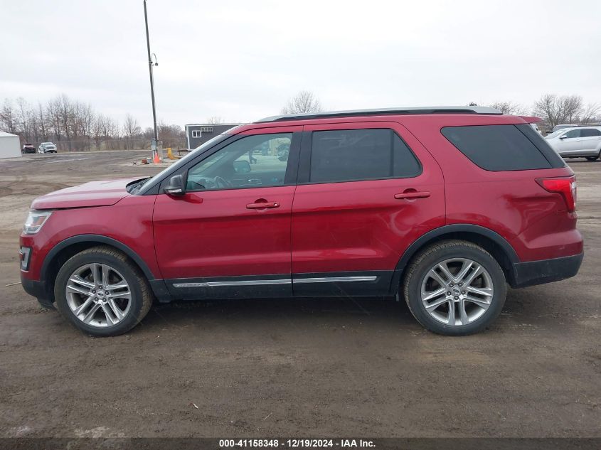 2017 Ford Explorer Xlt VIN: 1FM5K8D88HGE37421 Lot: 41158348