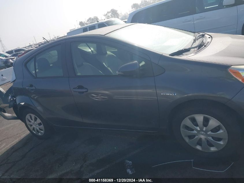 VIN JTDKDTB37E1070943 2014 Toyota Prius, C One no.13