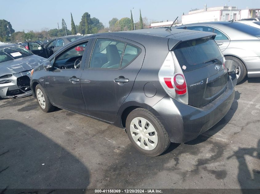 VIN JTDKDTB37E1070943 2014 Toyota Prius, C One no.3