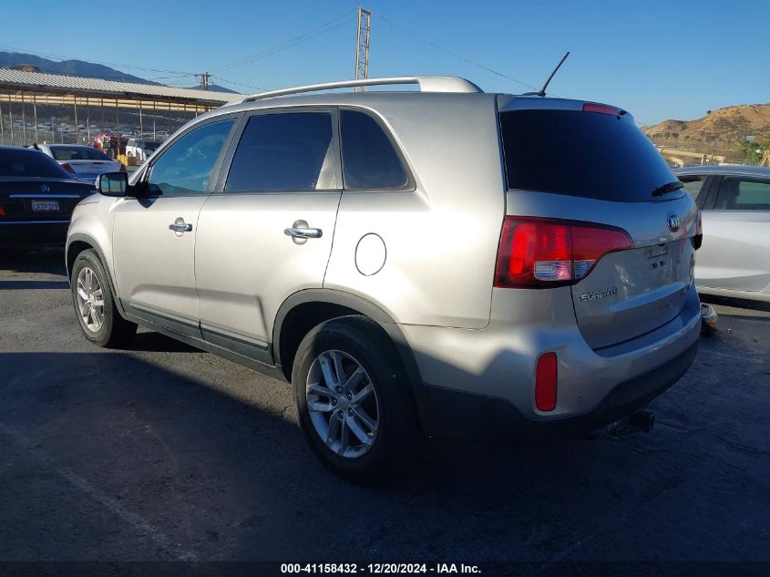 VIN 5XYKT4A60FG624989 2015 KIA SORENTO no.3