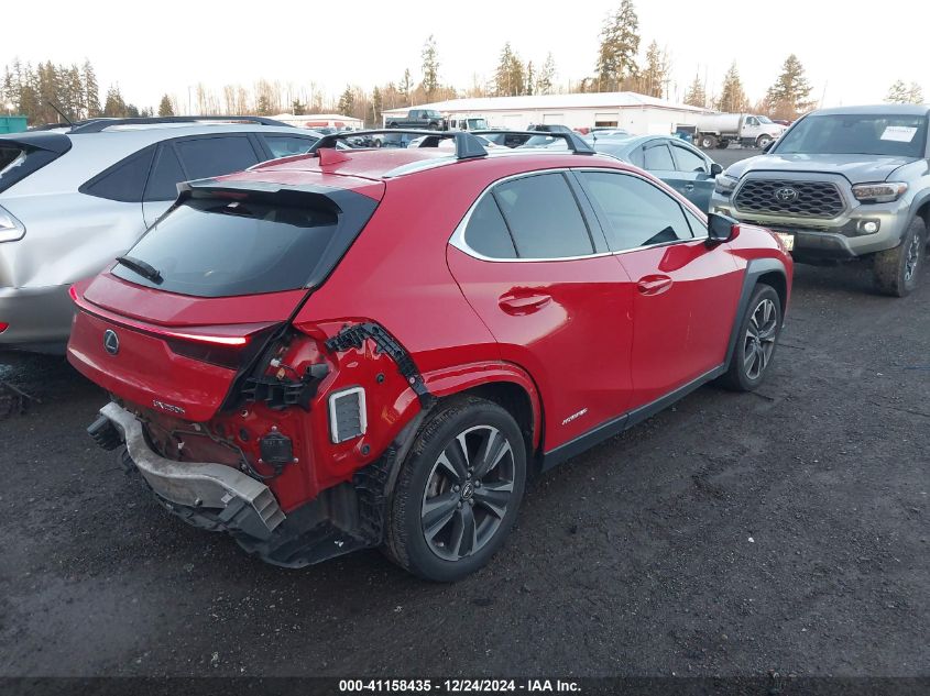 VIN JTHU9JBHXK2002084 2019 LEXUS UX 250H no.4