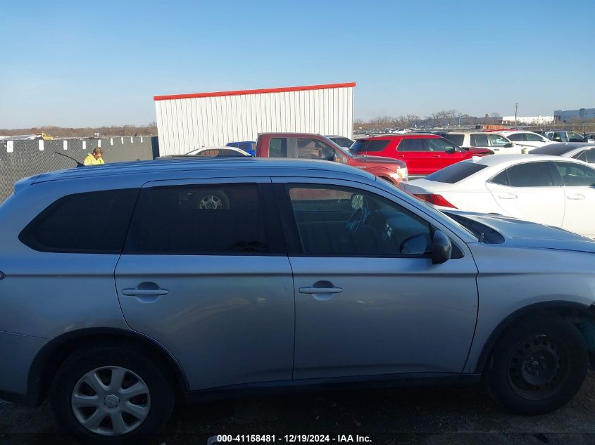 2015 Mitsubishi Outlander Es VIN: JA4AD2A38FZ012814 Lot: 41158481