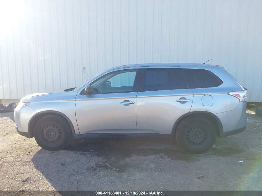 2015 Mitsubishi Outlander Es VIN: JA4AD2A38FZ012814 Lot: 41158481