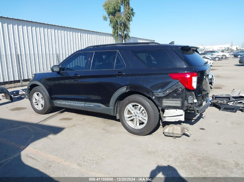 2022 Ford Explorer Xlt VIN: 1FMSK7DH4NGA15185 Lot: 41158500