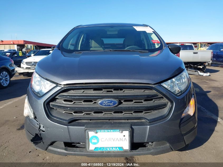 2019 Ford Ecosport S VIN: MAJ3S2FE1KC287166 Lot: 41158503