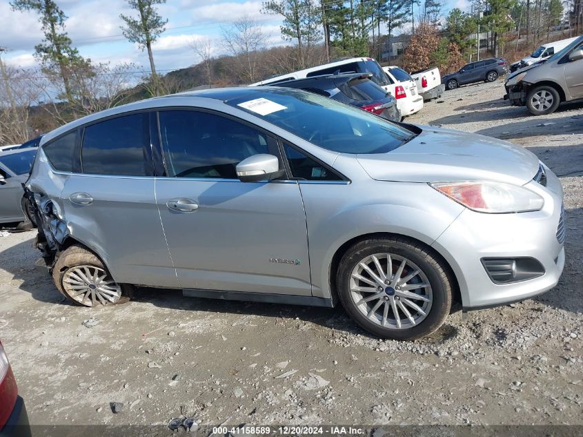 2013 Ford C-Max Hybrid Sel VIN: 1FADP5BU8DL520712 Lot: 41158589