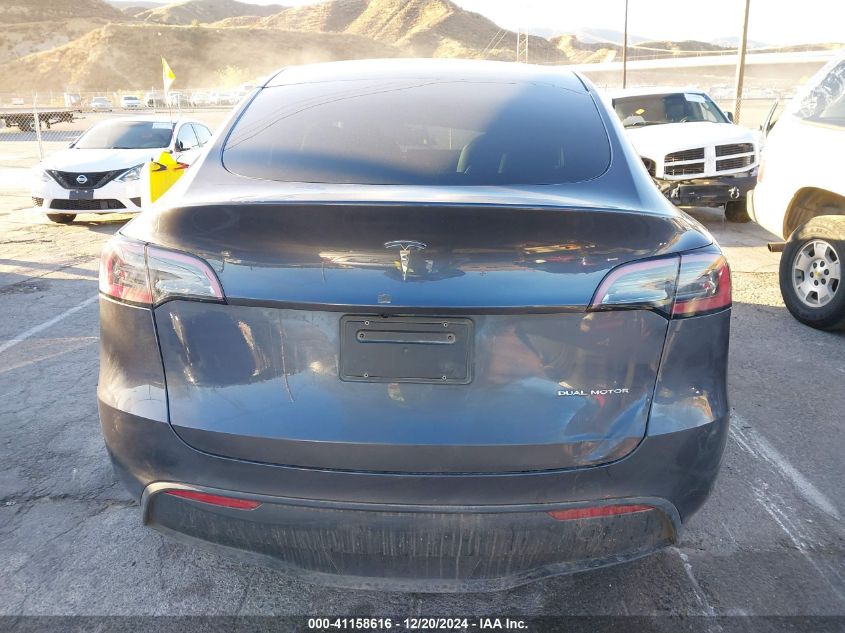 2023 Tesla Model Y Awd/Long Range Dual Motor All-Wheel Drive VIN: 7SAYGDEE0PF914905 Lot: 41158616