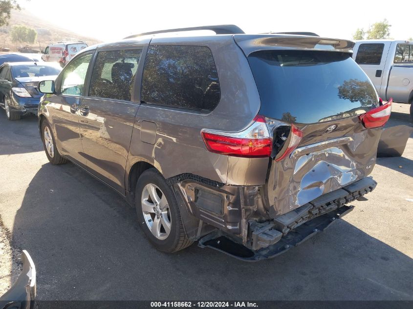 VIN 5TDKZ3DCXHS769358 2017 Toyota Sienna, Le 8 Pass... no.3