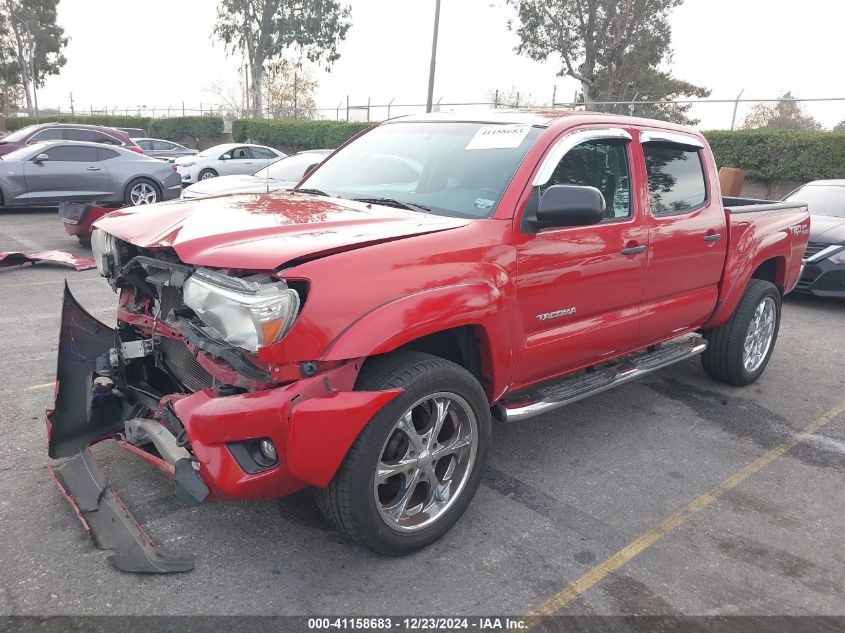 VIN 3TMJU4GNXEM160778 2014 Toyota Tacoma, Double Ca... no.2