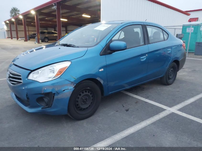 VIN ML32F3FJ6HHF12776 2017 Mitsubishi Mirage, G4 ES no.2