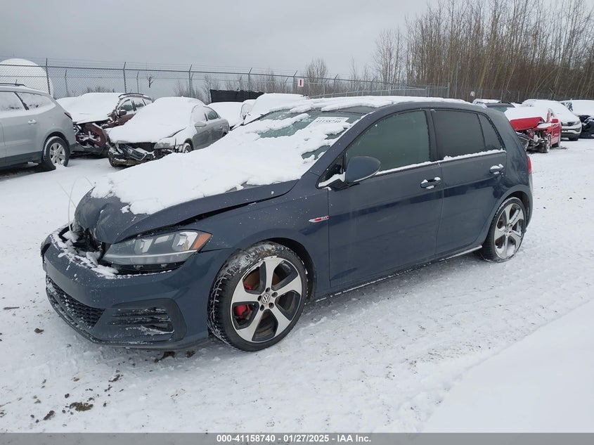 Vin: 3vw547au9jm251101, lot: 41648986, volkswagen golf gti 2.0t autobahn/2.0t s/2.0t se 20182