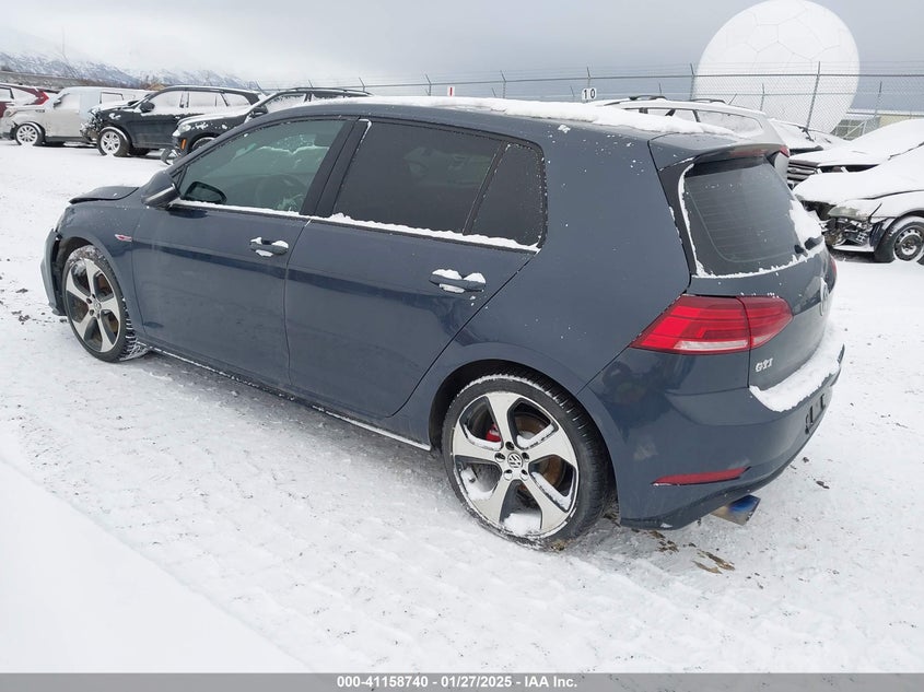 Vin: 3vw547au9jm251101, lot: 41648986, volkswagen golf gti 2.0t autobahn/2.0t s/2.0t se 20183