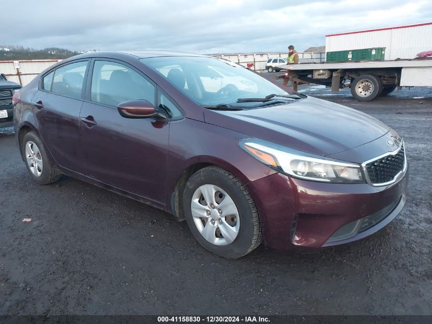 VIN 3KPFK4A71JE274369 2018 KIA Forte, LX no.1