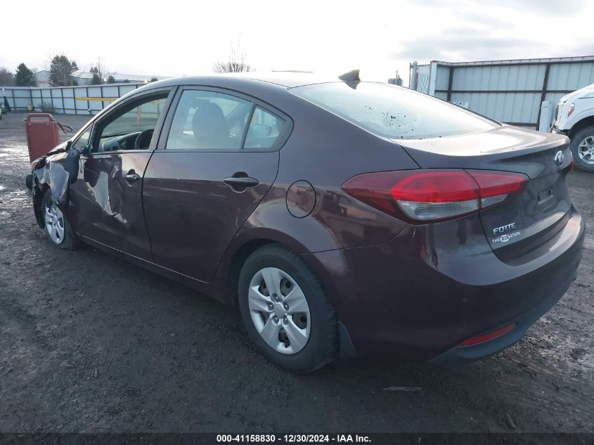 VIN 3KPFK4A71JE274369 2018 KIA Forte, LX no.3