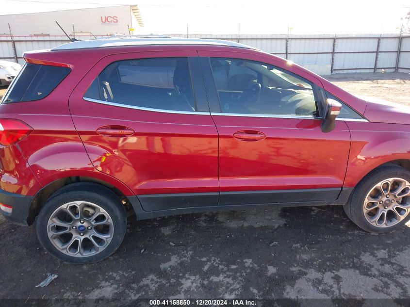 2018 Ford Ecosport Titanium VIN: MAJ6P1WL5JC176108 Lot: 41158850