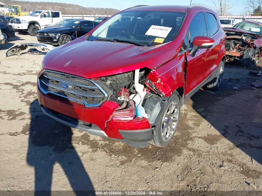 2018 Ford Ecosport Titanium VIN: MAJ6P1WL5JC176108 Lot: 41158850