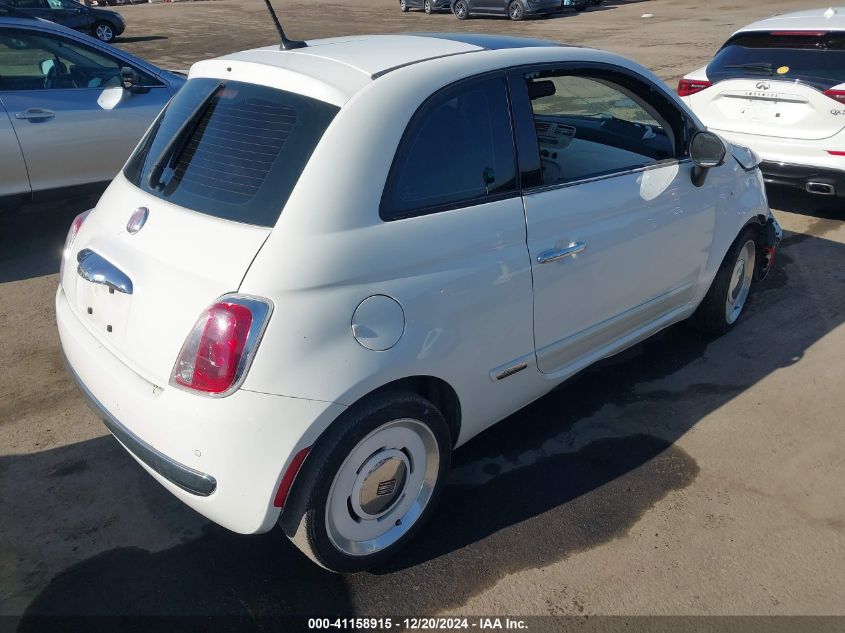 VIN 3C3CFFCR7ET288316 2014 FIAT 500 no.4