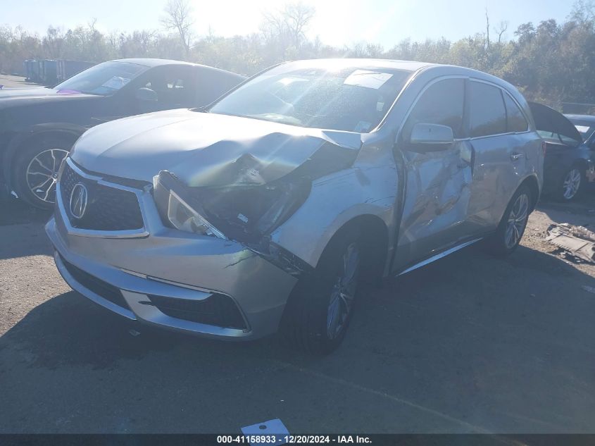 VIN 5FRYD3H50HB001136 2017 ACURA MDX no.2