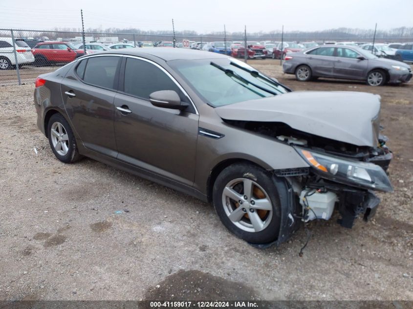 VIN 5XXGM4A76FG370592 2015 KIA Optima, LX no.1