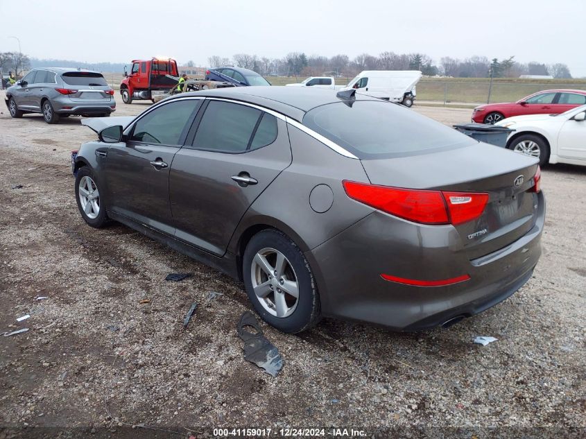 VIN 5XXGM4A76FG370592 2015 KIA Optima, LX no.3