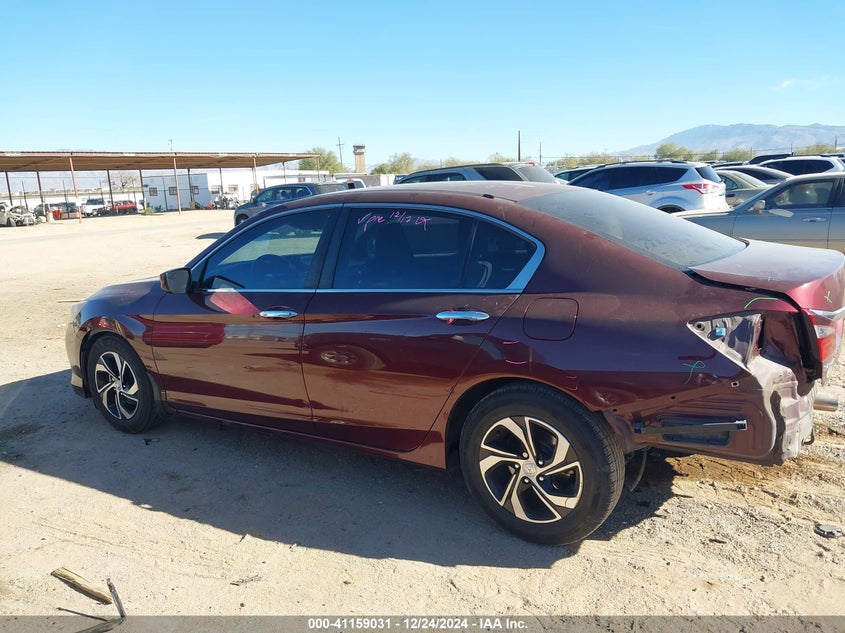 2016 HONDA ACCORD VIN: 1HGCR2F38GA156017