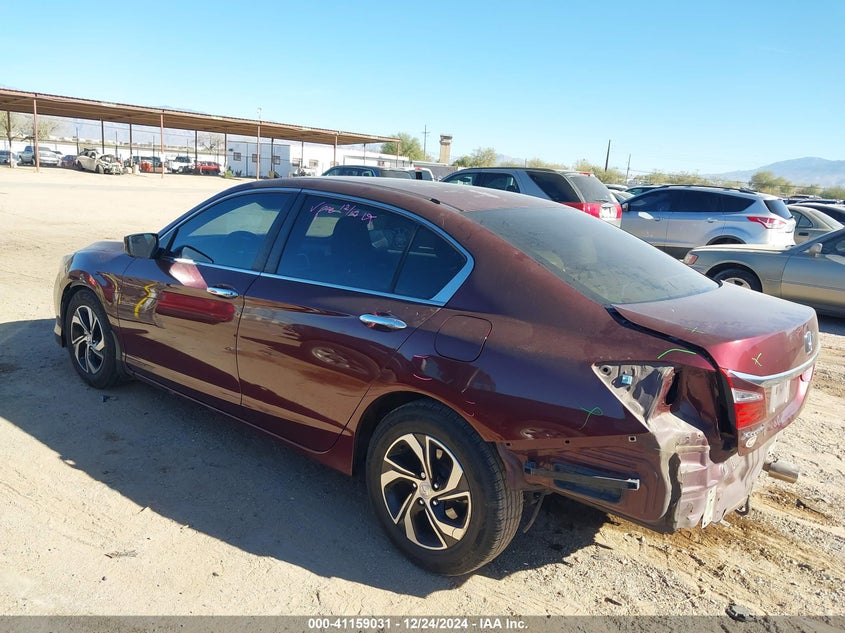 2016 HONDA ACCORD VIN: 1HGCR2F38GA156017
