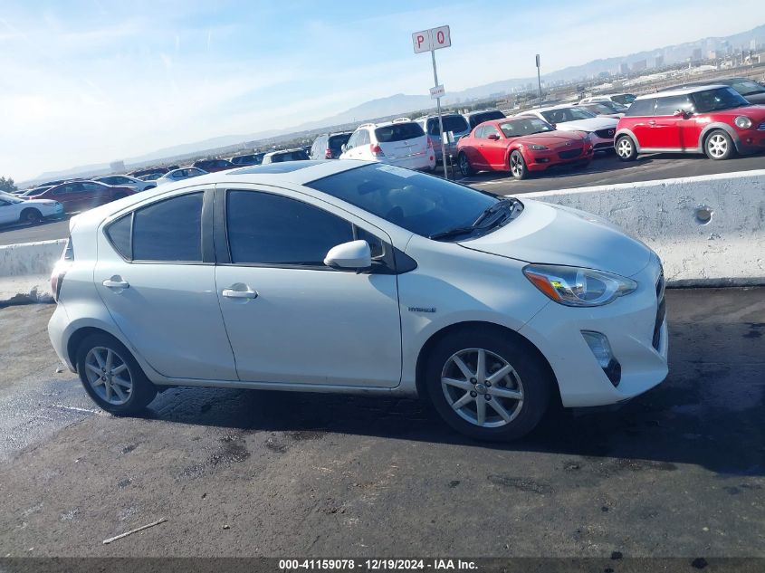 2015 Toyota Prius C Four VIN: JTDKDTB35F1114505 Lot: 41159078