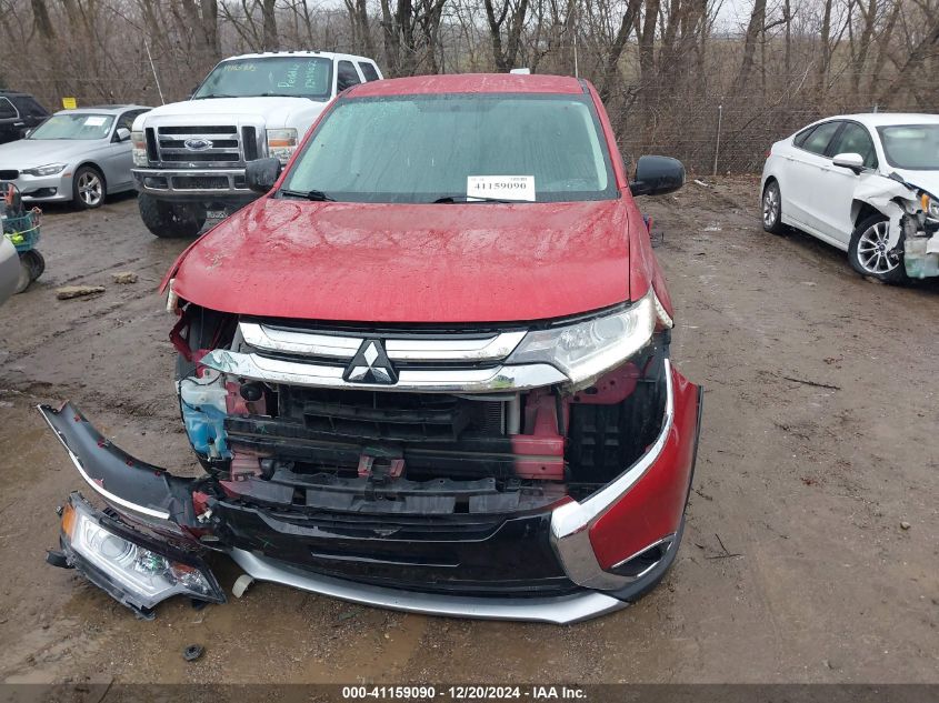 2018 Mitsubishi Outlander Es VIN: JA4AZ3A38JZ058658 Lot: 41159090