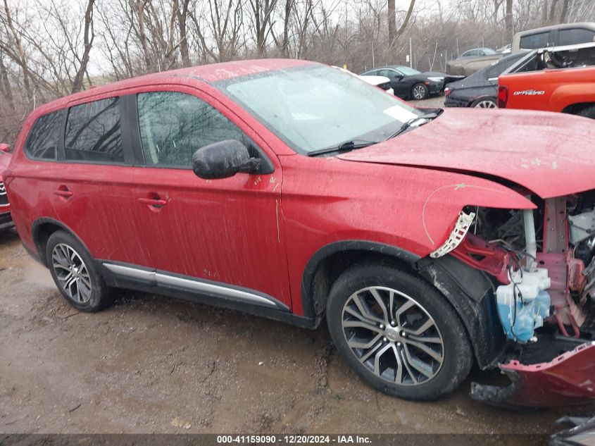 2018 Mitsubishi Outlander Es VIN: JA4AZ3A38JZ058658 Lot: 41159090